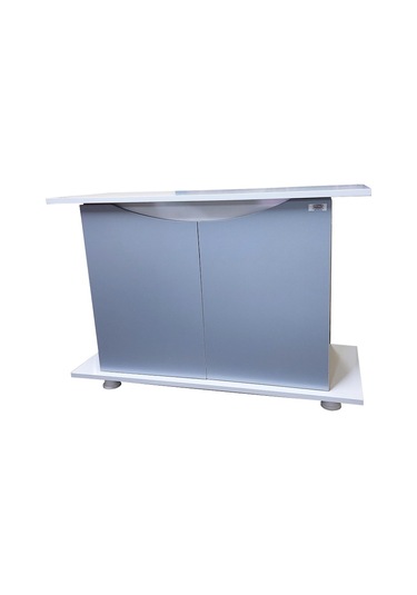 Kanki Pet Kp1004010GR Flex Gri Kapaklı Akvaryum Sehpası 100 x 40 x 69 CM