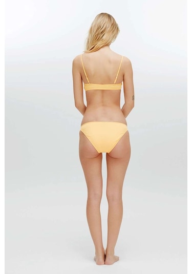 U.S. Polo Assn. Kadın Sarı Bikini Takım