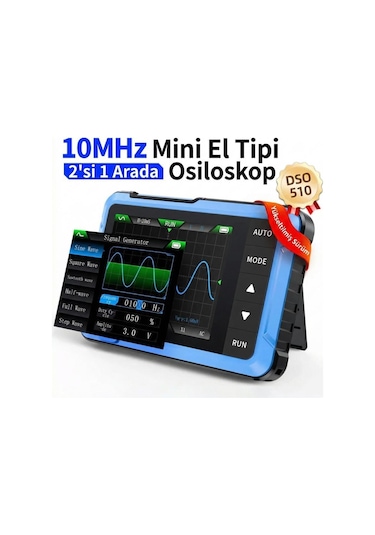 Fnırsı Dso510 2in1 Mini El Tipi Dijital Osiloskop Sinyal Jeneratörü