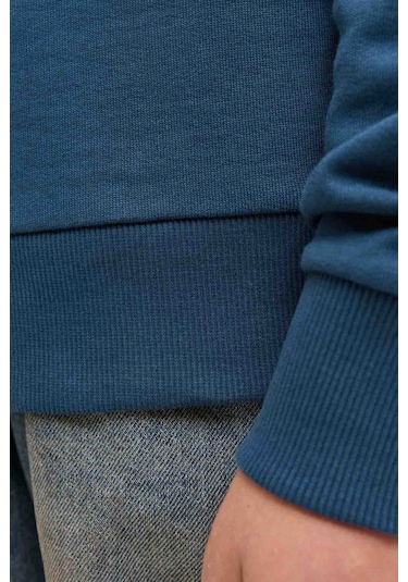 Jack & Jones Jcocondor Sweat Hood Fst Mavi Erkek Çocuk Sweatshirt 000000000102353035 Mavi