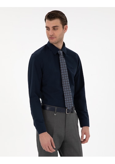 Pierre Cardin Erkek Lacivert Gömlek Basic 50307297-vr033 Lacivert