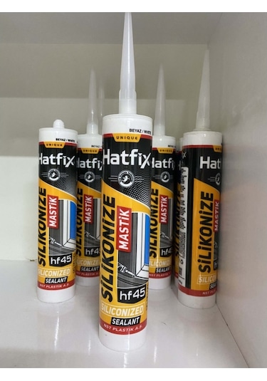 Hatfix Silikonize Mastik 10.Adet Çok Renkli