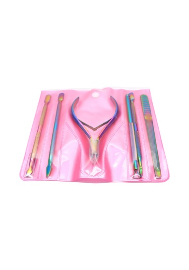 Wezone 6 Lık Çok Amaçlı Tırnak Bakım Seti, Paslanmaz Çelik, Gümüş Renk, 15x10x5cm Boyutlarında
