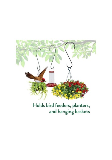 Suntek 3 Adet S Şekilli Sinek Kuşu Besleyici Kanca Bahçe