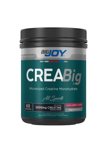 Bigjoy Sports Kreatin Creabig Creatine 420gr 60 Servis Vişne Monohydrat