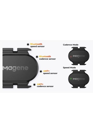 Magene S314 Hız Ve Kadans Sensörü Bt Ve Ant+ Siyah