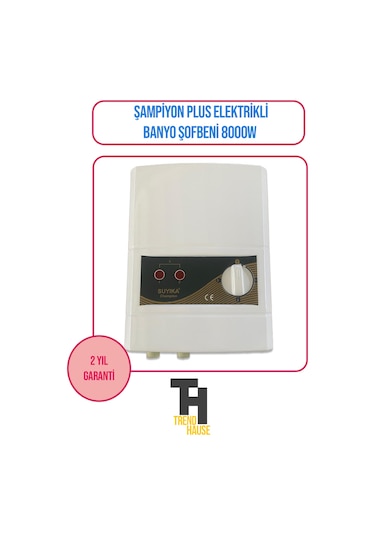 Champıon Plus Elektrikli Şofben 7500 Watt