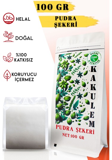 Kakulem Pastalık Tatlılık Pudra Şekeri 100 Gr