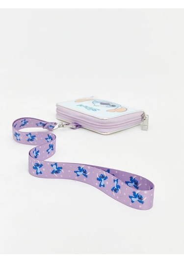 Lc Waikiki Karışık Stitch Baskılı Kız Bebek Cüzdan Çok Renkli