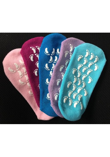 Qingmipy Kuru Ayak Bakımı Jeli Özlü Pamuk Çoraplar - Çeşitli Renkler Ve Tek Beden Seçeneği