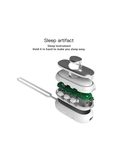 Maoyaya Yetişkinler İçin Taşınabilir Uyku Yardım Cihazı - Kaygı Ve Uykusuzluk Rahatlatma Aleti Mavi