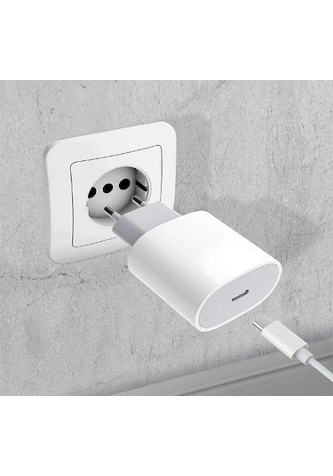 Apple Samsung  20 Watt Type-c Pd Hızlı Şarj Başlık Adaptör Garantili Çok Renkli  --