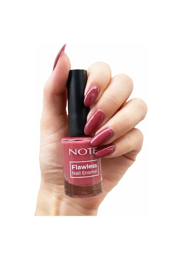 Note Cosmetics Nail Flawless Oje 81 Dark Rose - Pembe
