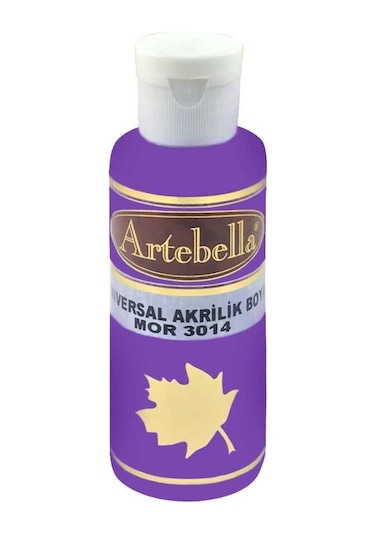 Mor Akrilik Boya Artebella Mor Akrilik Boya 3014 Mor 130 Ml