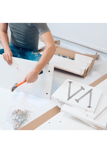 2 Parça Dolap Kapağı Destekli Katlanır Kapı Destekli ,