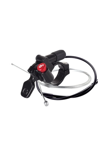 Teltree Dağ Bisikleti Ön Çatal Alüminyum Kontrolörü - Evrensel Kilitlenme Anahtarı, Şok Emici Fonksiyonlu Tamir Parçası Kablo + Kablolu Boru İçerir