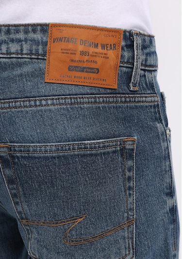 Colins Straight Fit Erkek İndigo Jean Pantolon Cl1077532 Q1.v1 Dn44649 DENİM