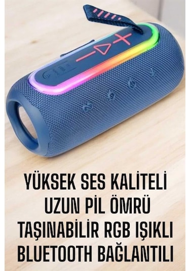 Nrzsnt Kablosuz Bluetooth Hoparlör Uzun Pil Ömrü Taşınabilir