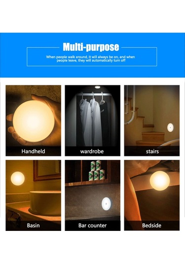 Hareket Sensörlü Led Lamba Işık Diğer