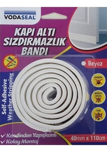 Vodaseal Kapı Altı Sızdırmazlık Bandı 40 Mm * 110 Cm Beyaz (532715440)