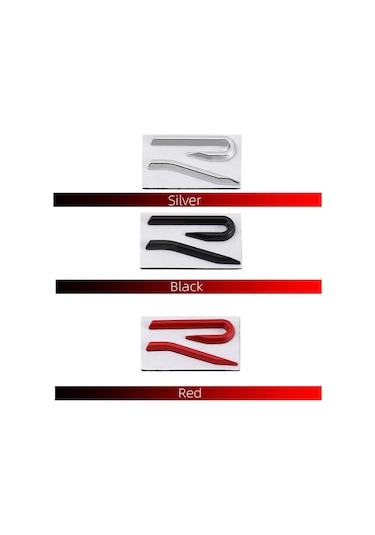 Yeni Golf 8 R Yazısı Bagaj Logo Arması Sticker Amblem