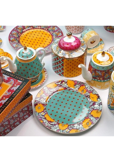 Lucky Art Elıana Bone 4lu Tabak Takımı 20cm Lyhd 577