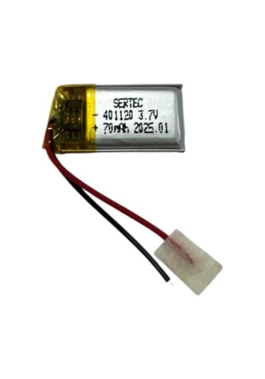 401120 3.7v 70 Mah Li-polymer Pil Devreli/1.5a