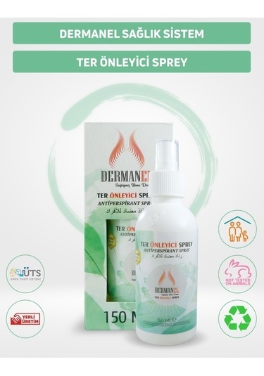 Dermanel Ayak Bakım Spreyi 100 ML + Dermanel Ter Önleyici Sprey 150 ML