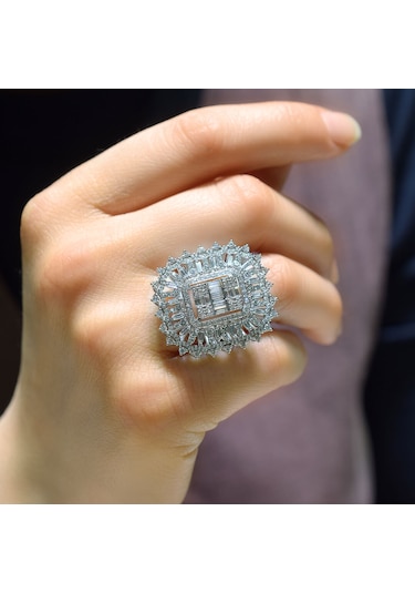 Lilarote 2.28 Ct Pırlanta Özel Tasarım Baget Yüzük