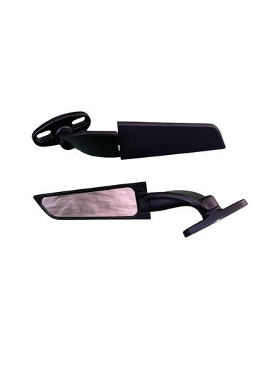 Universal Katlanır Ayna Racing Motor Uyumlu Siyah