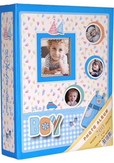 Rabsev 10x15cm 200 Fotoğraf Kapasiteli Lüks Bebek Fotoğraf Albümü RS462003-M