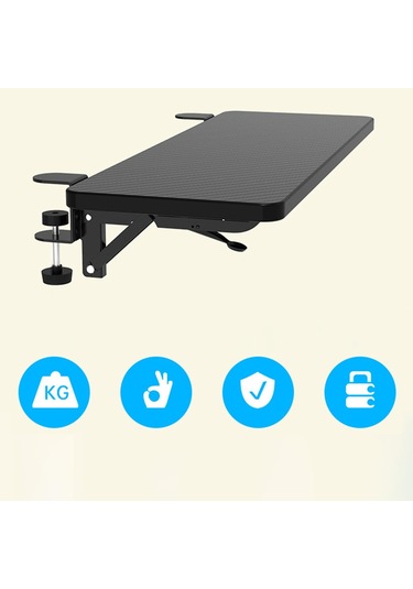 Homyl 2 Adet Masa Genişletici Kelepçesi Evrensel Klavye Tepsisi