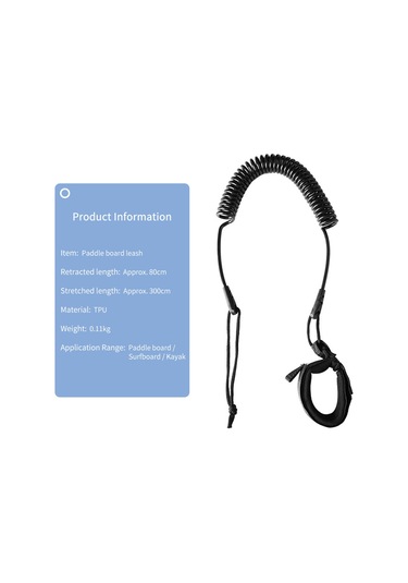 Neevoyu Sup Tahta İçin Esnek Tpu Tırmanma Kordonu - 300cm Genişleyen, Deniz Suyu Dayanıklı, Ayak Bileği Kolu İle Sarı