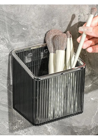 Anıshome Diş Fırçaları İçin Askılı Organizatör Bardak 252752291 Gri