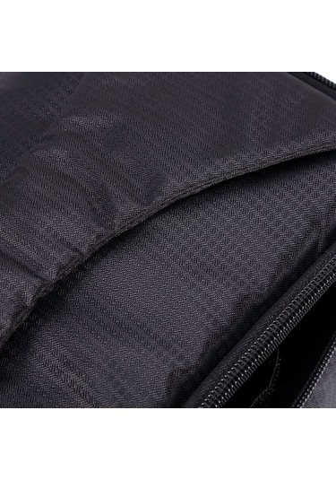 Vkemall Siyah Lens Kılıfı, Yumuşak Dolgulu, Su Geçirmez, 3 Fermuar, 26x15x14cm, Kamera Lens Koruyucu, Çantalara Bağlanabilir