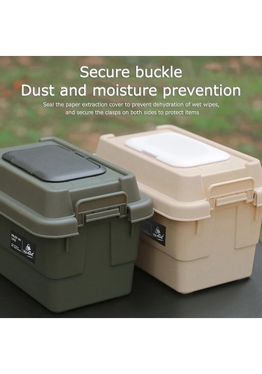 Maoyaya Çok Fonksiyonlu 1.1l Taşınabilir Açık Saklama Kutusu, Peçetelik, Çok Renkli Çok Renkli