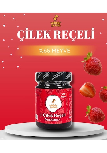 Leblebi Çarşısı Çilek Reçeli 350 G