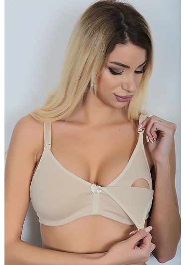 Sistina Bayan Ten Lohusa Anne Emzirme Sütyeni 505 Ten Rengi