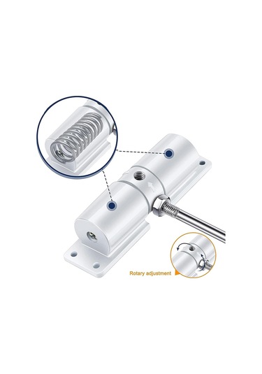 Emniyet Yaylı Kapı Kapatıcı Ayarlanabilir 30 Kg Kapanan Kapı Menteşesi