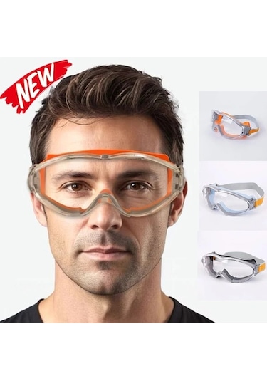 Trendooze Açık Kayak Ve Motosiklet Güvenlik Gözlükleri - Biçme Çalışması Orange