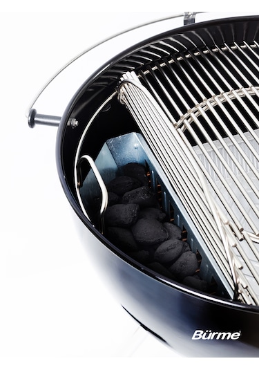 Partner 55.00 Black Profesyonel Kömürlü Barbekü Siyah