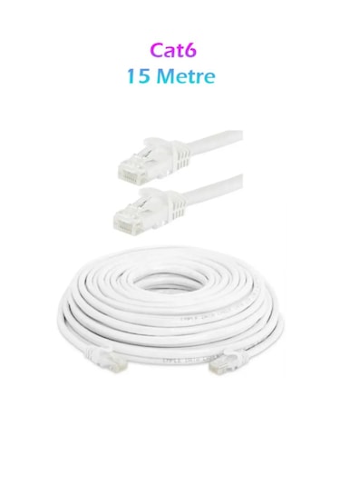 Cat 6 Ethernet Kablosu 15 Metre