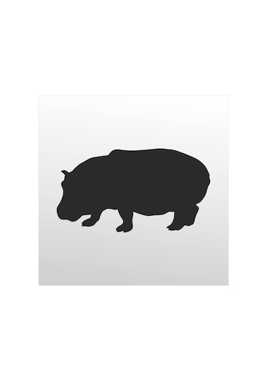 Folyo Sticker Su Aygırı 160cm Uzunluk Siyah