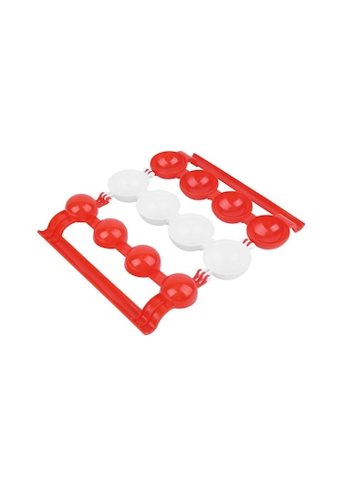 Doldurulmuş Balık Köfte Kalıbı Köfte Makinesi Kalıp Topu Ev Mutfa KIrmızı