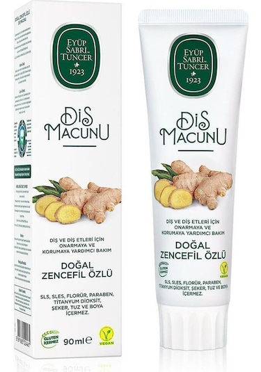 Eyüp Sabri Tuncer Doğal Zencefil Özlü Diş Macunu 2 x 90 ML