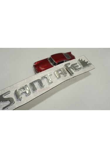 Hyundai Santafe Bagaj Krom Abs 3M 3D Yazı Logo Amblem