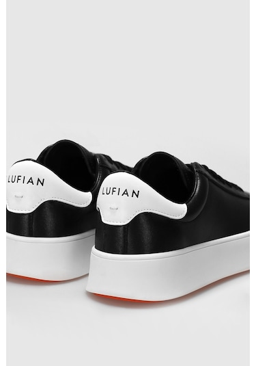 Lufian 111230254 Anton Sneaker Erkek Deri Ayakkabı Siyah