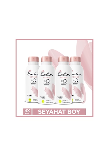Emotion Joyous Kadın Deodorant 4x90 Ml Seyahat Boy