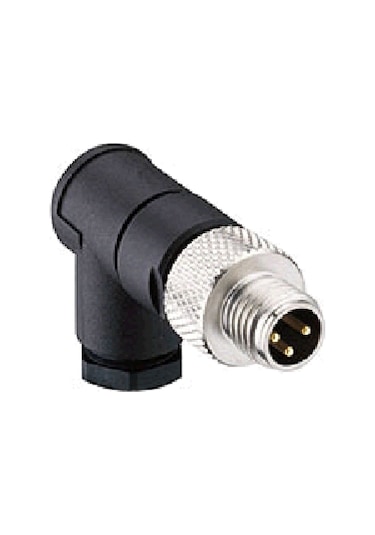 Zhong M8pgf-3d ,m8/3-pin Açılı Erkek Soket