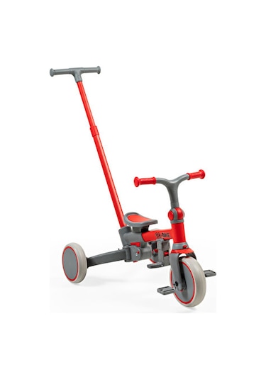 Baby2go Go-bike Ebeveyn Kontrollü 3 Tekerlekli Tenteli Bisiklet Haki